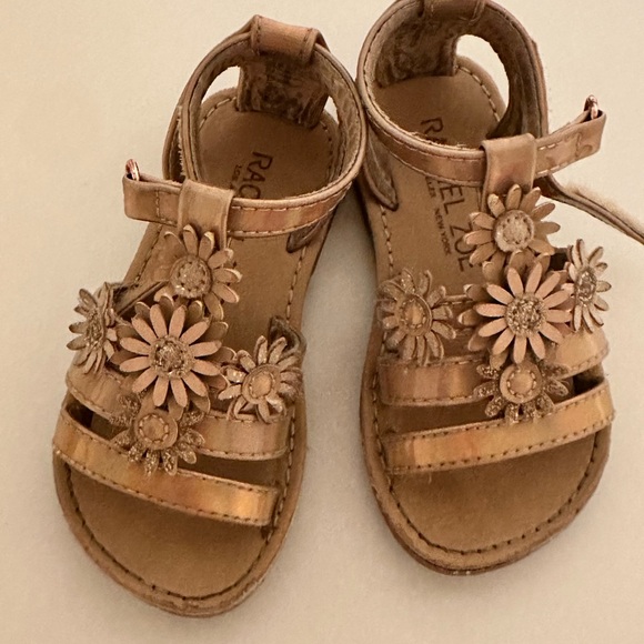Rachel Zoe Kids Tan Sandals Toddler Girl Size 6 - Picture 1 of 7